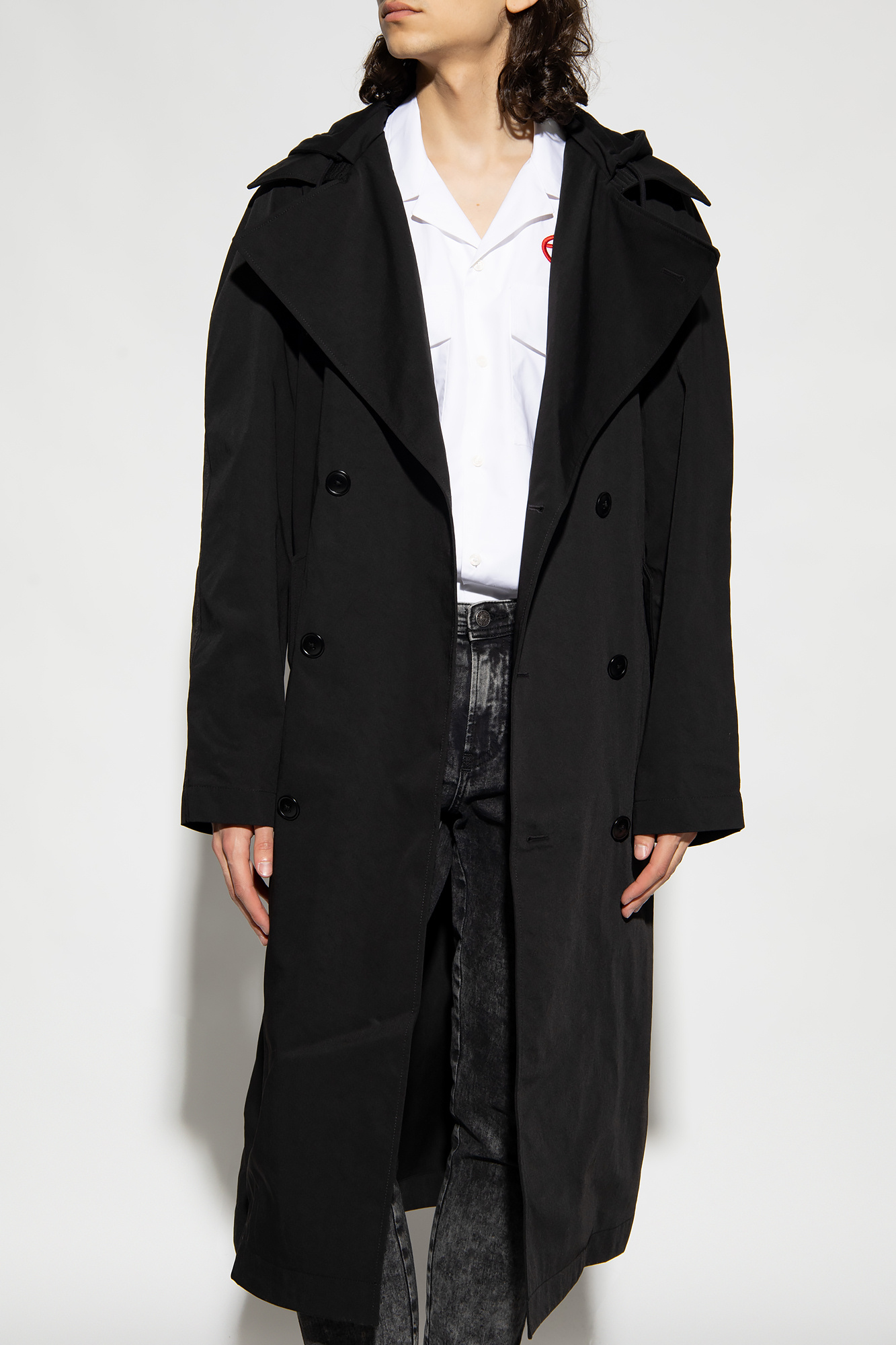 Diesel trench coat sale